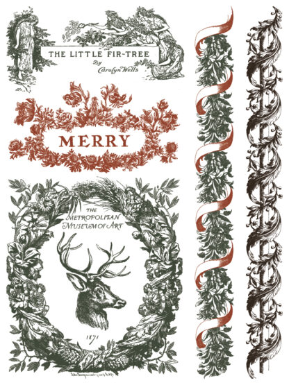 Iron Orchid Designs Christmas Paint  Inlay Twelfth Night - Afbeelding 2
