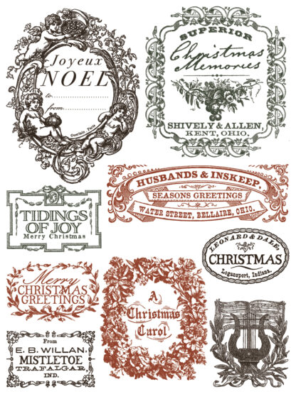 Iron Orchid Designs Christmas Paint  Inlay Twelfth Night - Afbeelding 5