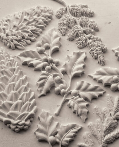 Iron Orchid Designs mould Winter Forage  limited edition - Afbeelding 2