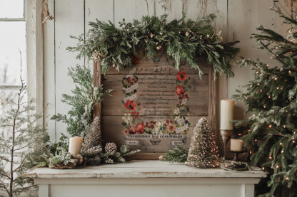 Iron orchid designs Christmas transfer Clementine( 8 vellen) limited edition - Afbeelding 12