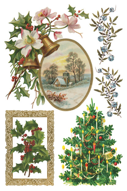 Iron orchid designs transfer Christmas Joy( 8 vellen) limited edition - Afbeelding 10
