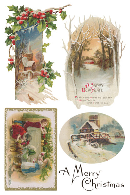Iron orchid designs transfer Christmas Joy( 8 vellen) limited edition - Afbeelding 6