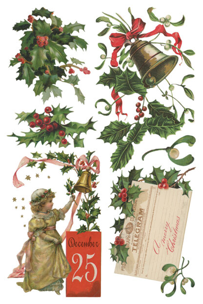 Iron orchid designs transfer Christmas Joy( 8 vellen) limited edition - Afbeelding 7