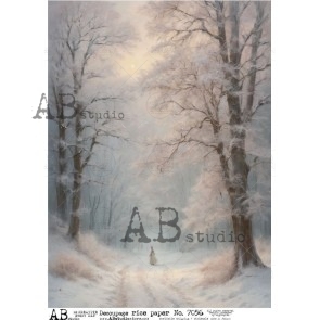 AB Studio decoupage rice paper A4 ID-7056