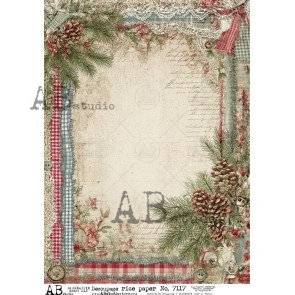 AB Studio decoupage rice paper A4 ID-7117