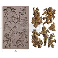 Redesign Mould - Angelic Floral Noel