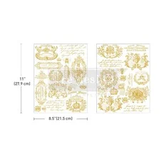 Redesign with Prima Redesign - H2O Transfer A4 - Gilded Memories