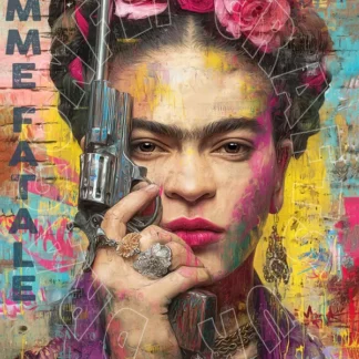 Dragonflycraft decoupage papier Femme Fatale 1
