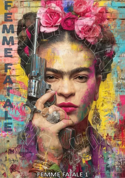 Dragonflycraft decoupage papier Femme Fatale 1