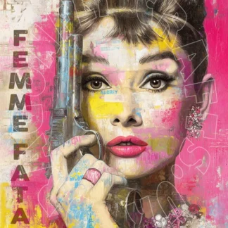 Dragonflycraft decoupage papier Femme Fatale 2