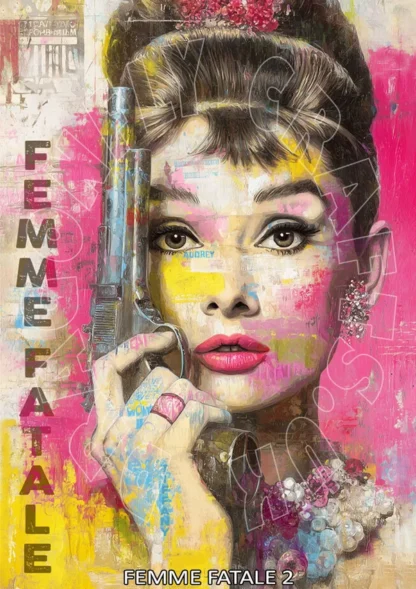 Dragonflycraft decoupage papier Femme Fatale 2