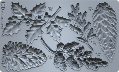 Iron Orchid Designs mould Winter Forage limited edition