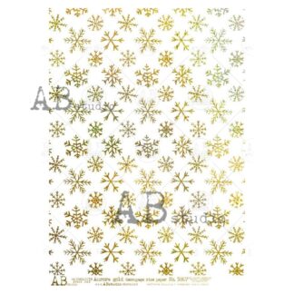 ABstudio Aurora Gold rice paper A4 ID-5807