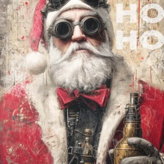 Dragonflycrafts Rice Paper HO HO HO 1