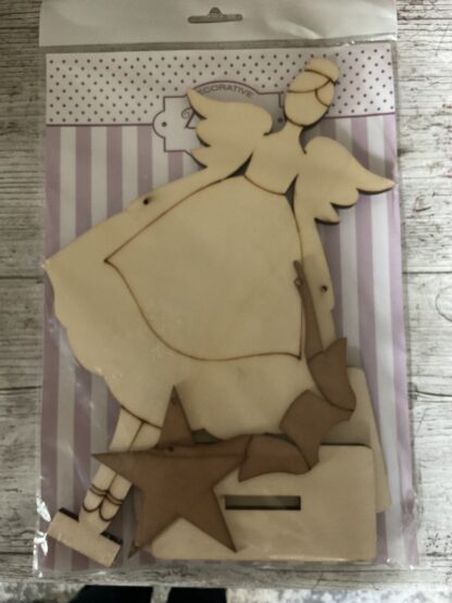 Engel met ster 31 x 18,8 cm - Afbeelding 2