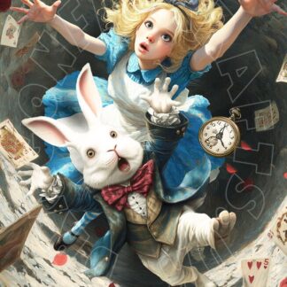 Dragonflycraft Rice paper down the rabbit hole 2