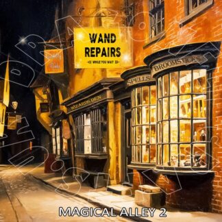 Dragonflycrafts Rice paper magical alley 2