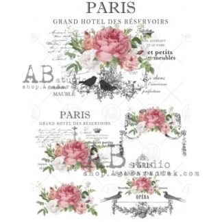 AB Studio vintage rice paper A4 ID-0673