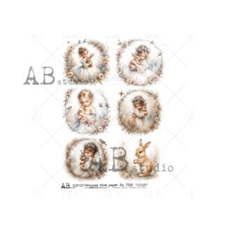 AB Studio pasen rice paper A4 ID-7552