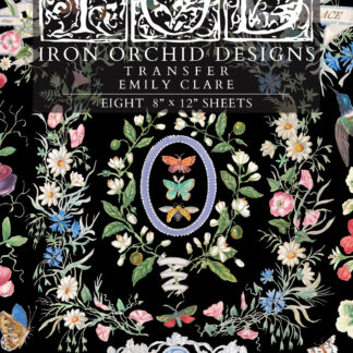 Iron orchid designs rub on transfer Emily Clare