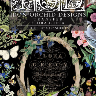 Iron orchid designs transfer Flora Greca
