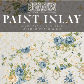iron orchid designs paint inlay Alfred Peats & Co