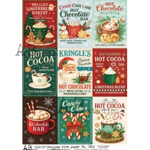 AB Studio kerst decoupage A4 ID-7302