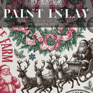Iron orchid designs kerst paint inlay The North Pole CO