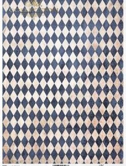 ITD Decoupage Rice paper harlequin R1528 - A4