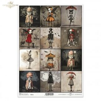 ITD Halloween Rice paper A4 - R2511