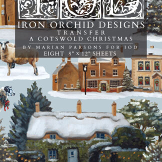 Iron orchid designs kerst transfer A Cotswold Christmas