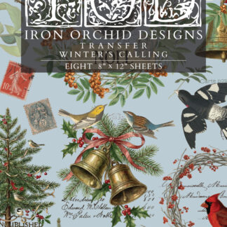 Iron orchid designs transfer WINTER'S CALLING
