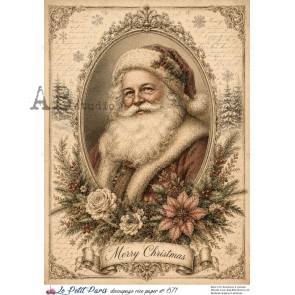 Le Petit Paris kerst decoupage Papier A4 no.871