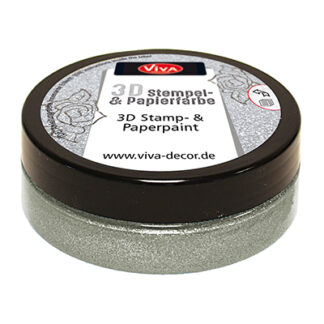 Viva 3d stempelverf silvergold metallic