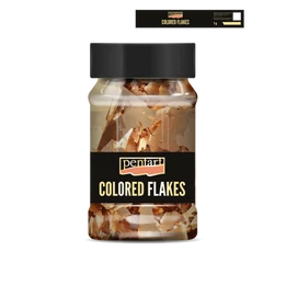 Pentart colored flakes rose gold