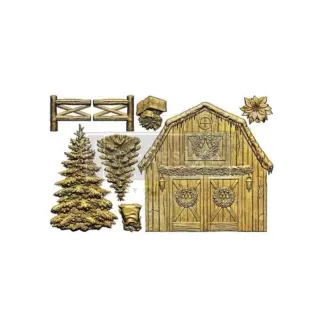 Re-Design with Prima Homestead Holiday Mould