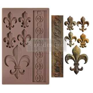 Re-Design with Prima mal Fleur de lis en or